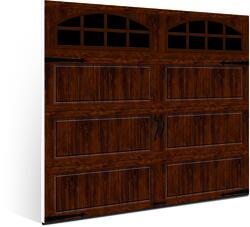 Ideal Door Designer 9' x 7' Oak Walnu...