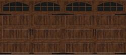 Ideal Door Designer 16' x 7' Oak Waln...