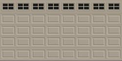 Ideal Door® Traditional 16' x 8' Sandtone Insulated Garage Door