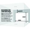 Ideal Door® Traditional 16' x 8' Black Insulated Garage Door with Windows (R-Value 6.5)