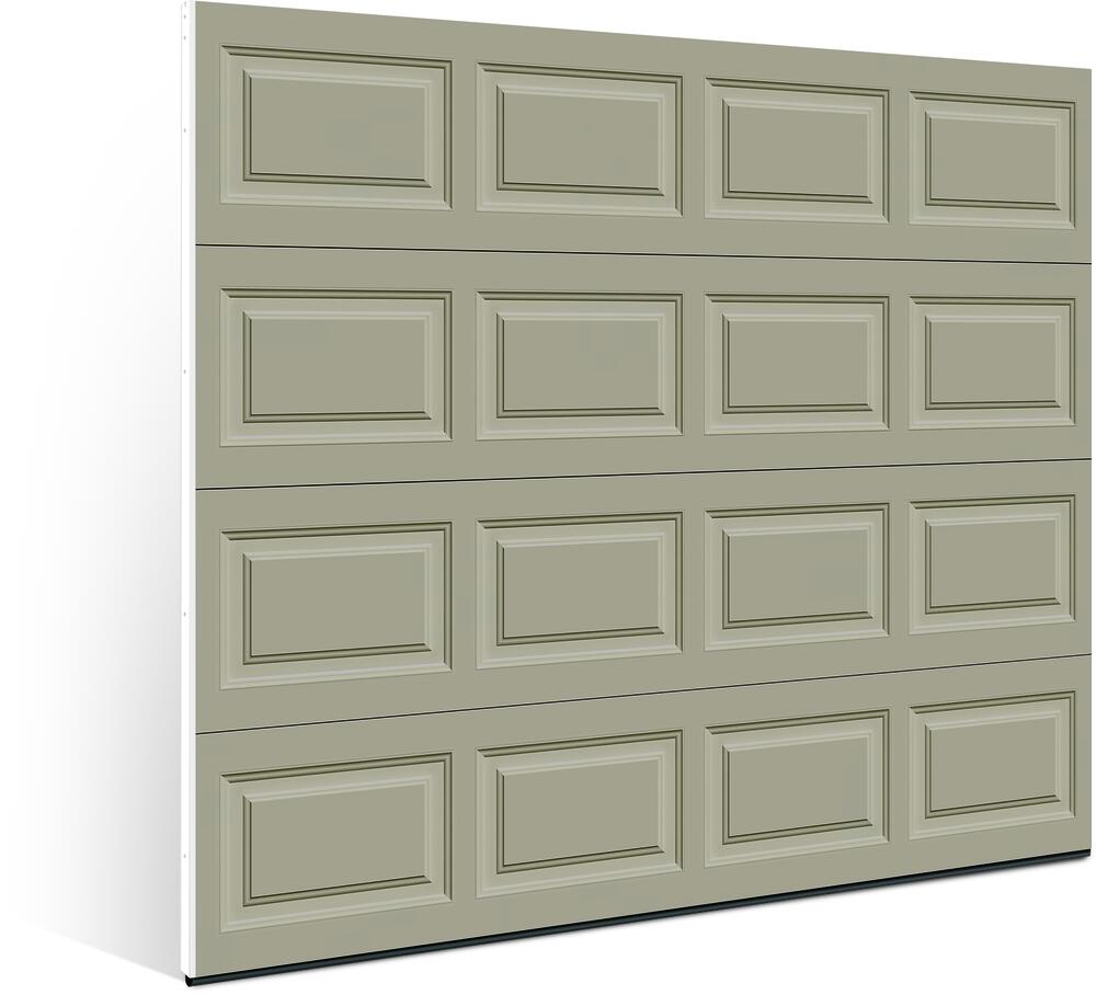Ideal Door® Traditional 8' x 7' Sandtone Insulated Garage Door (R