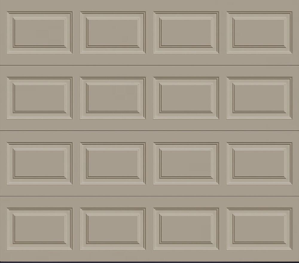 Ideal Door® Traditional 8' x 7' Sandtone Insulated Garage Door (R