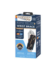 COPPER FIT Rapid Relief One Size Fits Most Wrist Brace in Black
