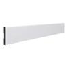 Prefinished White Polystyrene 1/2 x 3-1/4 x 8' Craftsman Base Moulding E1E-314