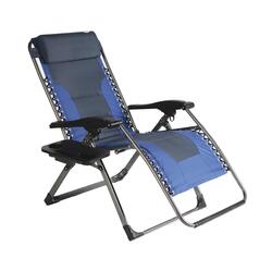 Guidesman Blue Deluxe Padded XL Zero Gravity Lounger Chair