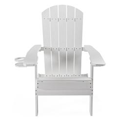 Posh Living Bastian White Outdoor Adirondack Chair