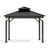 10' x 10' Hardtop Gazebo with Solar-Powered LED Lights
