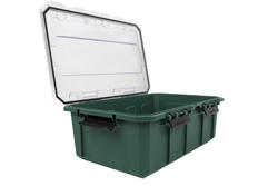Ezy Storage 11.4-Liter/12-Quart Waterproof Clear Gasket Tote at Menards®
