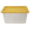 Performax® Industrial 27-Gallon Clear Storage Tote with Snap-On Lid