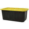 Performax® Industrial 40-Gallon Black Storage Tote with Snap-On Lid