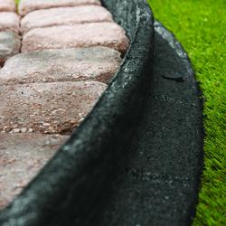 GroundSmart 4' Rubber Landscape Edging - Gray at Menards®