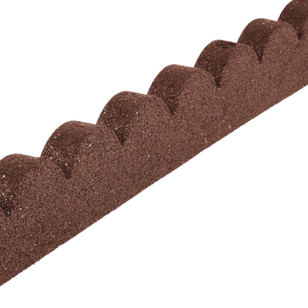Lasting Beauty® 4' Red Rubber Scalloped Landscape Edging Lasting Beauty® 4' Red Rubber Scalloped Landscape Edging