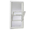 IPS 18"W x 36"H White Vinyl Single-Hung Utility Window with Nailing Flange & Built-in J-Channel