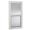 IPS 18"W x 36"H White Vinyl Single-Hung Utility Window with Nailing Flange & Built-in J-Channel