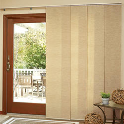 Lumino Linen Light Filtering Cordless Panel Track Window Shade
