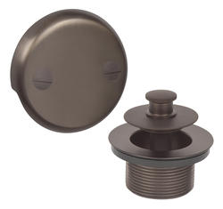 AB&A Oil-Rubbed Bronze Push 'n' Lift Bathtub Drain Kit at Menards®