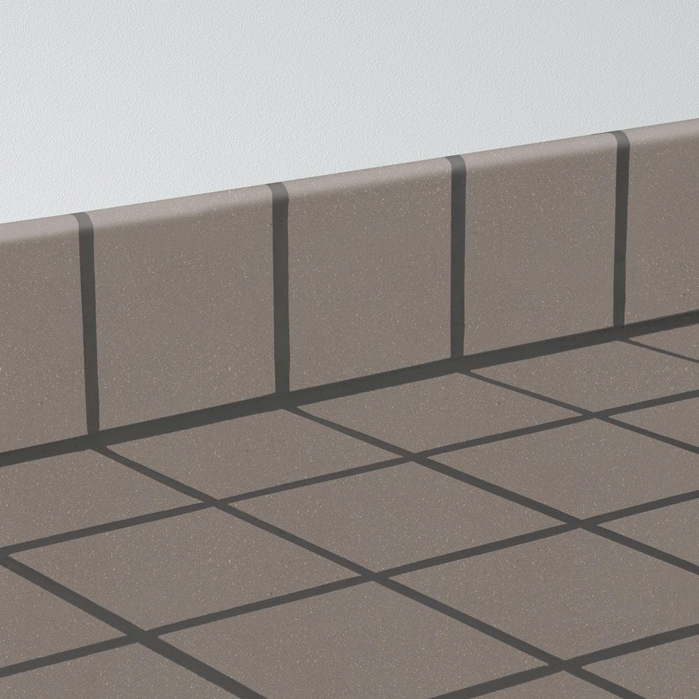 Mohawk® Ashen Gray 6 x 6 Abrasive Quarry Bullnose Trim Mohawk® Ashen Gray 6 x 6 Abrasive Quarry Bullnose Trim