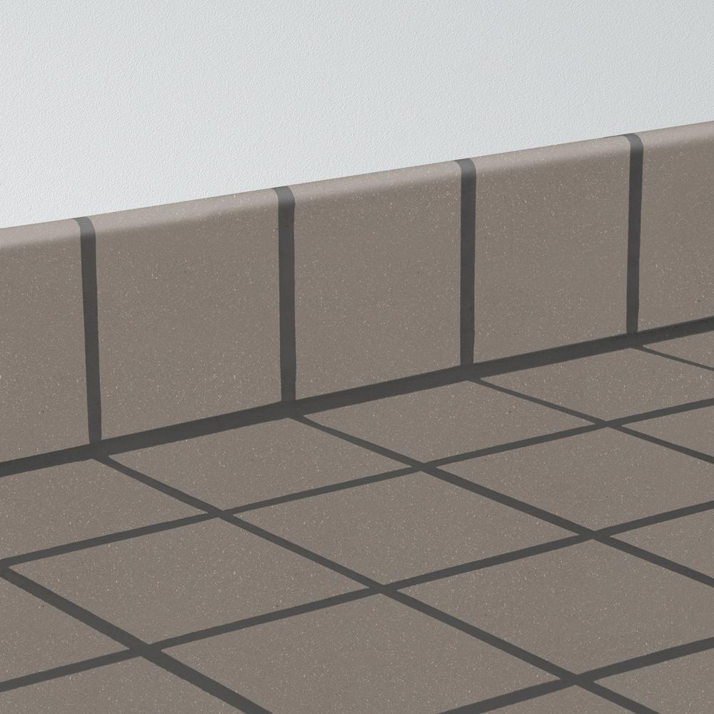 Mohawk® Ashen Gray 6 x 6 Abrasive Quarry Bullnose Trim Mohawk® Ashen Gray 6 x 6 Abrasive Quarry Bullnose Trim