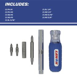 mite 9点セット LENOX® 9-in-1 Multi-Bit Screwdriver at Menards®