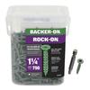 Backer-On® Rock-On® #9 x 1-1/4" Star Drive Serrated Head Cement Board Screw - 750 Count