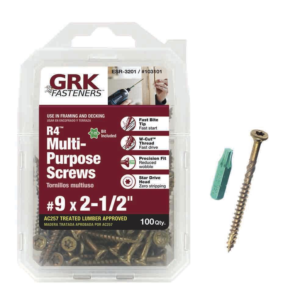 #9 x 2 in. Star Drive Bugle Head R4 Multi-Purpose Wood Screw (330-Pack) #9 x 2 in. Star Drive Bugle Head R4 Multi-Purpose Wood Screw (330-Pack)