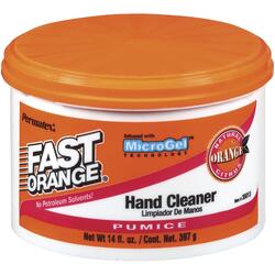 Fast Orange Hand Cleaner, Natural Orange Citrus, Pumice - 64 fl oz