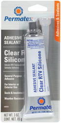Permatex® Clear Silicone Adhesive - 3 oz. at Menards®