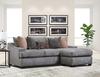 Velora Taupe Sofa with Reversible Chaise