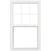 JELD-WEN® Best Series 36"W x 60"H White Vinyl Single-Hung Window with Grids & Nailing Flange