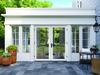 JELD-WEN® F4500 72" x 80" Outswing Left Hand Primed Fiberglass Patio Door