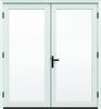 JELD-WEN® F4500 72" x 80" Outswing Left Hand Primed Fiberglass Patio Door