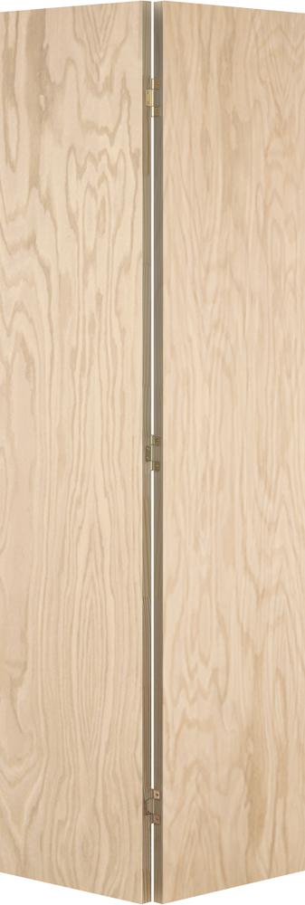 Mastercraft® 30"W x 80"H Oak Flush Bi-Fold Closet Door