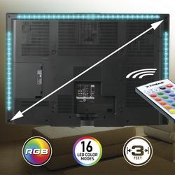 XTREME 3 ft. Multi-Color LED Strip, 16 Unique Colors/4 Modes, Device  Backlight For PC/HDTVs, Auto Interior XLB7-1032-DOL - The Home Depot
