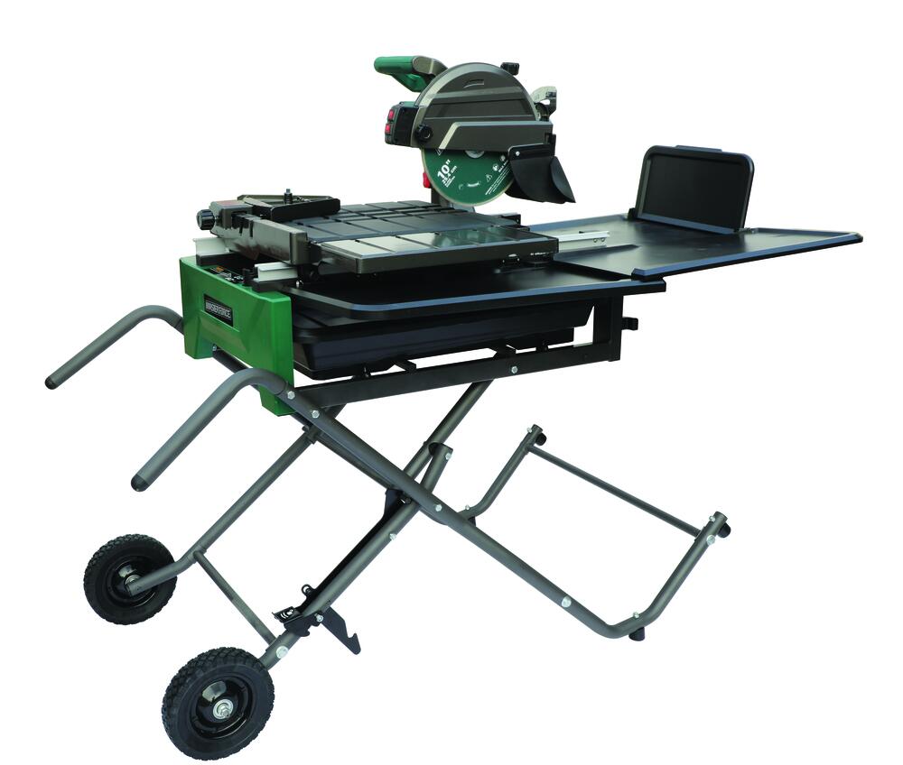 Masterforce 10 Wet Tile Saw with Stand