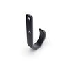 OZCO™ 3.06" Black Post Band Utility Hook - 2 Pack