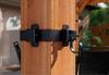 OZCO™ 3.06" Black Post Band Utility Hook - 2 Pack