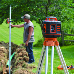 Johnson Level® Self-Leveling Rotary Laser Level System at Menards®