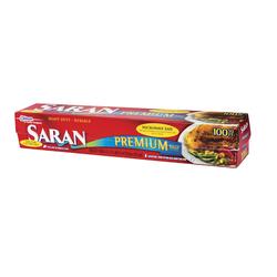 LOT OF 2 Cling Wrap Handi-Wrap SARAN **GREEN** Approx 175 Sq. Ft. Total