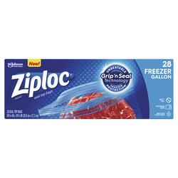 Ziploc Freezer Bags With New Stay Open Design Patented Stand Up Bottom Bag  Gallon - 28 Count - Albertsons