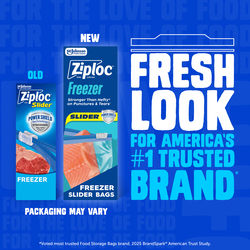 Ziploc® Quart Slider Freezer Bags - 34 ct. at Menards®