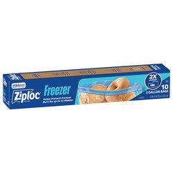 Ziploc® 2-Gallon Freezer Bags - 10 Count at Menards®