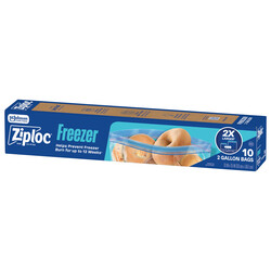 Ziploc® 2-Gallon Freezer Bags - 10 Count at Menards®