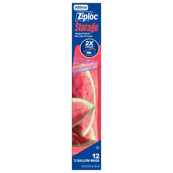 Ziploc® 2-Gallon Storage Bags - 12 Count at Menards®