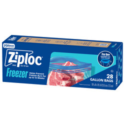 Ziploc® Gallon Freezer Bags - 28 Count at Menards®