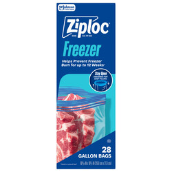 Ziploc® Gallon Freezer Bags - 28 Count at Menards®