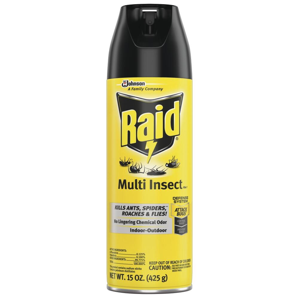 Raid® Aerosol Multi-Insect Killer - 15 oz.