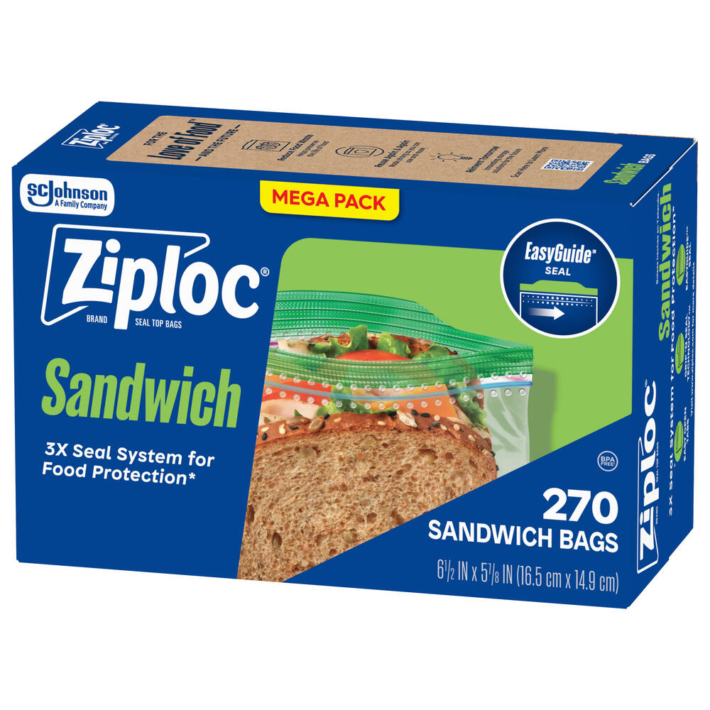 Ziploc® Sandwich Bags - 270 Count at Menards®