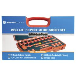 Jonard Tools® Insulated 19 Piece Metric Socket Set at Menards®