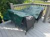B-USA 6' x 8' Green Standard-Duty Tarp