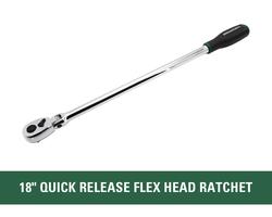 3/8 DR. FLEXIBLE RATCHET HANDLE (38FRH) - Buffalo Tools